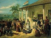 The submission of Diepo Negoro to Lieutenant-General Hendrik Merkus Baron de Kock
